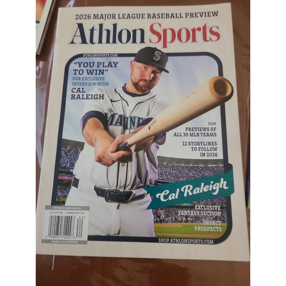 Athlon Sports 2026 Major League Baseball MLB Preview Baseball Cal Raleigh Cover